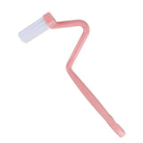 FlexiClean CurveReach Pro Toilet Brush – S-Shaped Deep-Clean Bathroom Brush with Angled Handle for Hard-to-Reach Areas