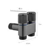 HydroSplit DualFlow Pro Valve – 2-Way Wall Mount Water Splitter Faucet for Toilet & Washing Machine