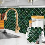 TileXpert Self-Adhesive 3D Wall Stickers – Waterproof & Heat-Resistant PVC Tile Decals for Kitchen & Bathroom