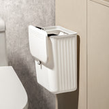 EcoMount Wall-Mounted Trash Can – Compact Hanging Bin & Toilet Paper Holder for Kitchen & Bathroom