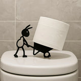 Cute Animal Toilet Paper Holder Organizer – Wall Mounted Tissue Hanger | Space Saving | Fun Bathroom Décor