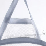 FlexiStore Foldable Hanging Laundry Basket – Breathable Mesh Bag for Clothes & Organization