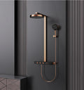 Concealed Thermostatic Shower System in Brass – Luxury Rainfall Bathroom Set with Premium Finish