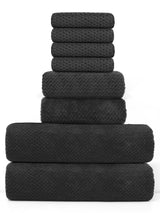 UltraSoft 8-Piece Towel Set – Quick-Dry, Super-Soft Microfiber