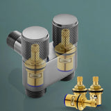 HydroSplit DualFlow Pro Valve – 2-Way Wall Mount Water Splitter Faucet for Toilet & Washing Machine