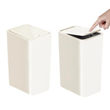 EcoPress 2.6 Gallon Bathroom Trash Can – Compact & Hygienic with Push Lid