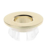 DrainElegance Solid Brass Sink Overflow Cover Ring – Universal 0.87–0.98 in. Fit