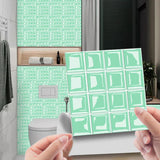 DecoMosaic 3D Peel-and-Stick Mosaic Wall Tiles – 10-Pack Waterproof PVC Stickers for Kitchen & Bathroom