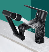 FlexiFlow Pro 360° Rotating & Extendable Faucet Head – Splash-Free, Water-Saving Metal Alloy Aerator