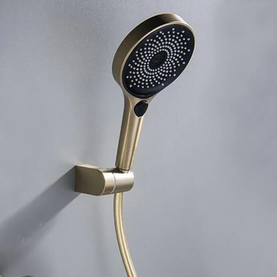 PureRain SquareFlow Rain Shower Head – Wall Mounted Minimalist Design