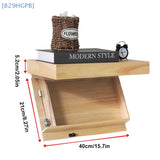 MagicVault Hidden Compartment Wall Shelf – Floating Shelf with Secret Storage