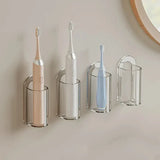 StickMount Toothbrush Holder – Wall-Mounted Organizer for Electric & Manual Toothbrushes | Drill-Free &Space-Saving