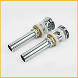FlexiDrain Universal Pop-Up Sink Drain – Telescopic Anti-Odor Brass Drain & Trap Set for Kitchen & Bathroom