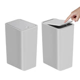 EcoPress 2.6 Gallon Bathroom Trash Can – Compact & Hygienic with Push Lid