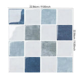 WallStyleX Self-Adhesive 3D Backsplash – Waterproof & Oil-Resistant Tile Stickers (9 x 9 in) for Kitchen & Bathroom