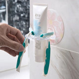 StickSpace No-Drill Toothbrush & Bathroom Organizer – Self-Adhesive Wall Storage Holder