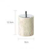 Travèra Beige Travertine Bathroom Set – Timeless Elegance in Natural Marble Stone