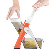 SliceMaster Pro Adjustable Vegetable Chopper – Manual Stainless Steel Dicer & Multi-Cut Food Slicer for Fast, Effortless Meal Prep