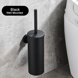SteelGuard Pro Stainless Steel Toilet Brush & Holder Set – Rustproof Modern Bathroom Cleaning System with Hygienic Cup Design