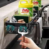 SinkPro Aluminum Self-Draining Kitchen Rack – No-Drill Sink Organizer