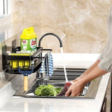 SinkPro Aluminum Self-Draining Kitchen Rack – No-Drill Sink Organizer