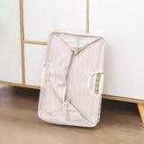 EcoFold Waterproof Cotton Laundry Hamper – Compact, Portable & Sustainable