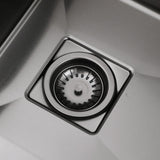 AquaGuard Stainless Steel Sink Strainer with Odor Filter – Pop-Up Stopper & Anti-Clog Basket