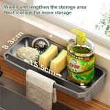 SinkMate Kitchen Sink Organizer – ABS Plastic Sponge & Draining Rack