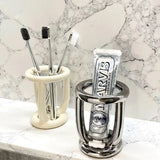 NordicClean Ceramic Toothbrush Holder – Stylish Bathroom Organizer