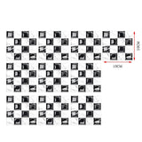 DecoMosaic 3D Peel-and-Stick Mosaic Wall Tiles – 10-Pack Waterproof PVC Stickers for Kitchen & Bathroom