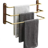 TwinStand Double Towel Rack – Freestanding Metal Countertop Holder (Under 20 Inches)