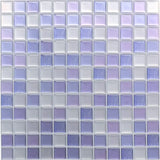 CrystalMosaic 3D Tile Stickers – Self-Adhesive Waterproof Glass-Look Wall Covering for Kitchen & Bathroom (5/10 Pieces)
