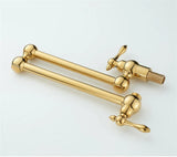 RoyalPour – Luxury Wall-Mount Gold Pot Filler Faucet | Stylish & Functional