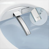 SmartSense AutoLift Pro Square Smart Bidet Seat – Hands-Free Lid, Heated Seat, Warm Wash & Dry, LCD Control Toilet Upgrade