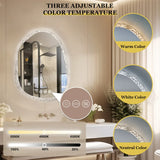Lumina Frameless LED Bathroom Mirror – Touch Sensor, Dimmable Lighting & Anti-Fog Backlit Design