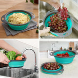 FlexiDrain – Collapsible Silicone Washing & Draining Basket