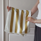 RetroStripe Luxe Cotton Towel – Striped Luxury Towel in Hotel Quality