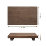 RustiTray – Decorative Wooden Tray Stand | Rustic Farmhouse Style Organizer for Bathroom, Kitchen & Vanity