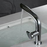 AquaLux GlideFlow Swivel Bathroom Faucet – Premium Solid Brass Vanity Sink Mixer with 360° Rotating Spout