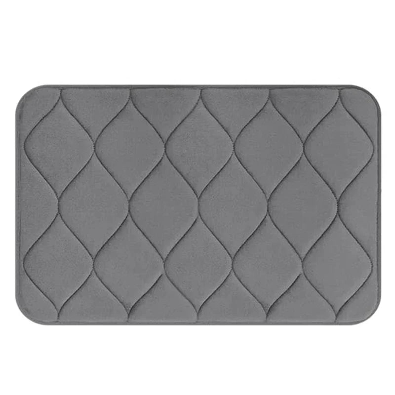 UltraSoft Memory Foam Bath Mat Rug – Non-Slip Absorbent Bathroom Carpet | Quick Dry | Machine Washable Comfort