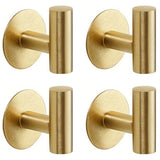 StickMount Stainless Steel Adhesive Wall Hooks – No-Drill Towel & Robe Holder (1–3 Hook Options)