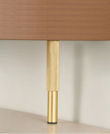 LuxGrip Brass Furniture Legs – Adjustable Brass Cabinet & Table Feet with Diamond Knurling