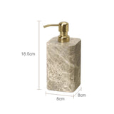 ImperialMarble Emperador Light Bathroom Set – 7-Piece Luxury Natural Marble Collection