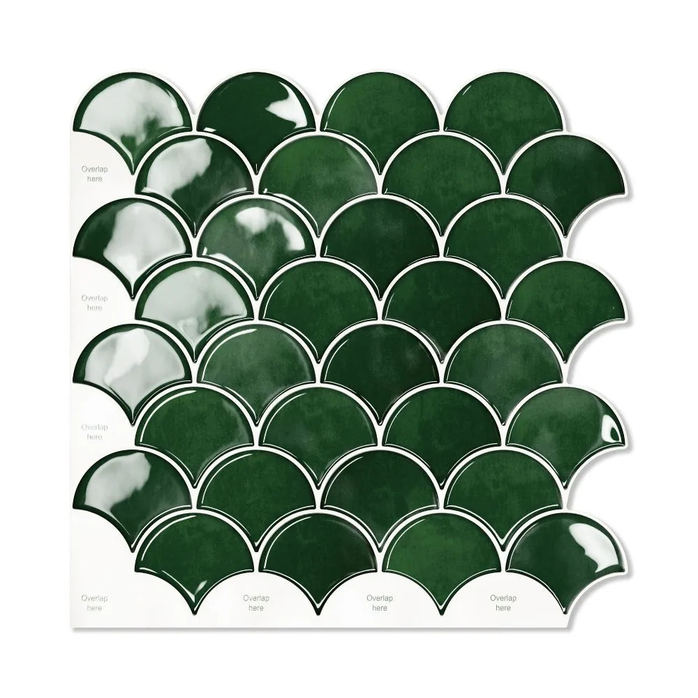 TileXpert Self-Adhesive 3D Wall Stickers – Waterproof & Heat-Resistant PVC Tile Decals for Kitchen & Bathroom