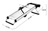 Adjustable Mandoline Slicer Stainless Steel PrecisionCut – Vegetable Cutter & Chopper | Even Slices | Fast Food Prep Tool