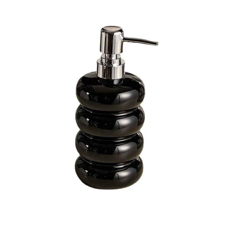 PureCeram Luxe Ceramic Soap Dispenser – Elegant Bottle for Bathroom, Kitchen & Hotel
