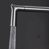 AquaLuxe – Luxury Pull-Out Kitchen Faucet | Brushed Gold & Black