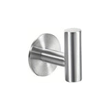 StickMount Stainless Steel Adhesive Wall Hooks – No-Drill Towel & Robe Holder (1–3 Hook Options)
