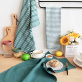 PureDry 3-Piece Cotton Kitchen Towel Set – 100% Natural Cotton, Ultra-Absorbent & Durable (18 x 24 in, Gray)