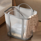 BreezeFold Collapsible Laundry Hamper  – Breathable & Versatile Storage